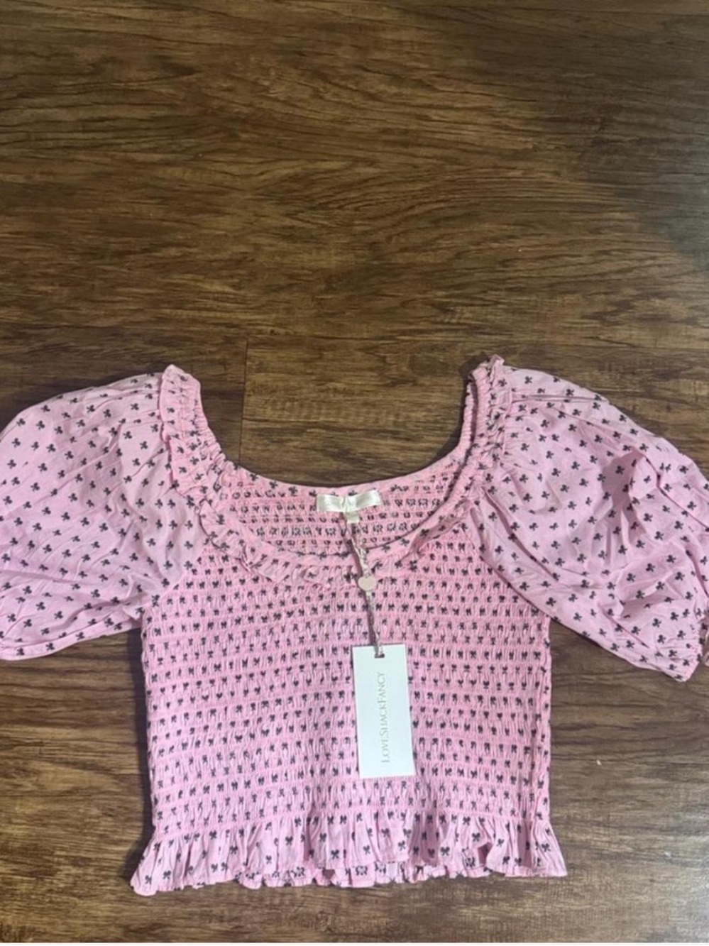 NWT loveshackfancy top size small